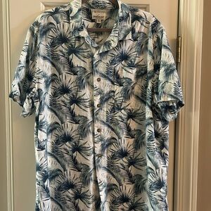 Men’s Palm Leaf Tropical/Casual Shirt XL